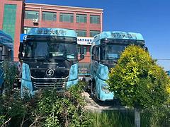 陕汽德龙国六LNG潍柴480牵引半挂积压库存新车