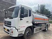 天津户2018.8月份，东风天锦，十吨二手油罐车，
