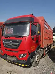 急转二手天龙6.8米高栏载货车 245马力 国五