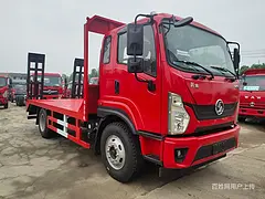 轩德X9国六185马力13吨挖机拖板运输车 4.5米轴距
