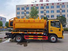 东风蓝牌清洗吸污车4+2多功能清洗吸污车厂家直销