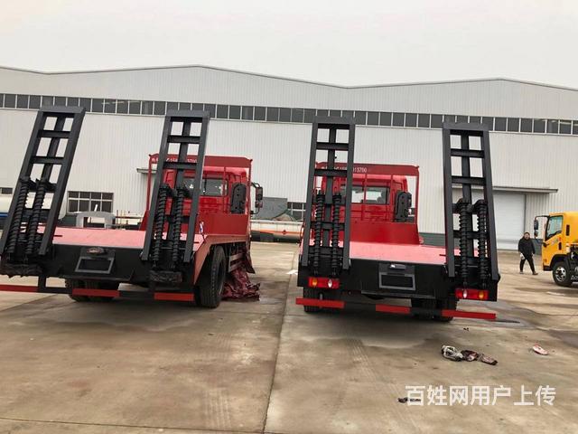 150挖机拖车板车东风单桥平板车4米2短轴距可选的图片