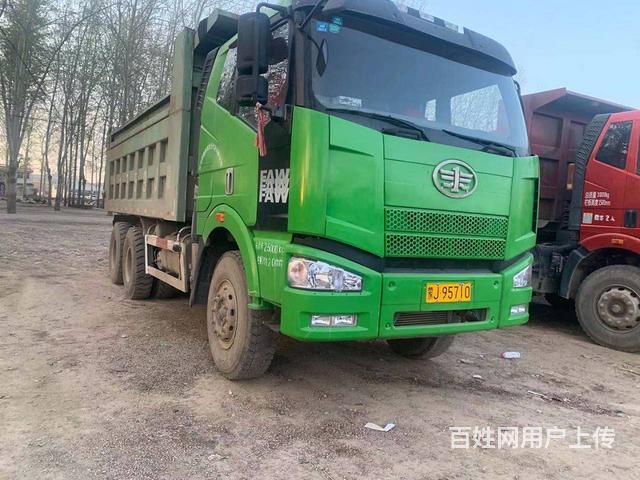 出售13年国三排放解放后八轮自卸车,大箱5米8