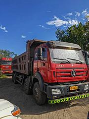 出售18年5月国五北奔重卡8.6米前四后八自卸车