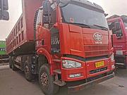 出售19年解放J6重型前四后八自卸车，7米8货箱
