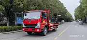 西双版纳小型挖机蓝牌平板车 拖60/80小挖机拖板车二手拖车