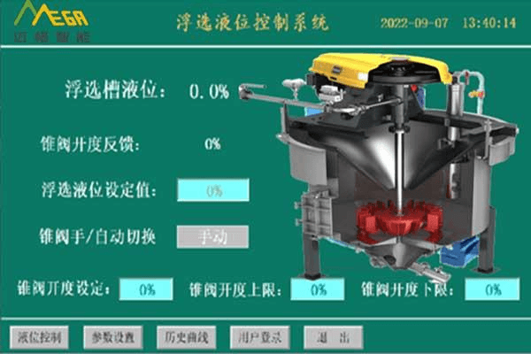 浮选液位自动化控制系统