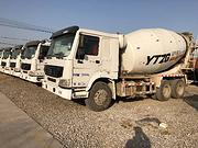 出售二手豪沃搅拌车 大12方 后八轮  亚特上装