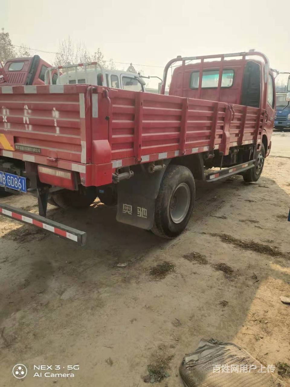 19年二手奥驰平板小货车 4.2米小蓝牌140马力