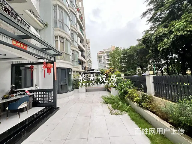 临湖而居什么体验？万平翠湖三房两卫 花园80平带茶的图片