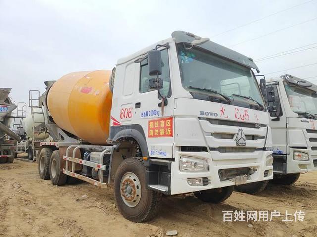 出售二手豪沃搅拌车 大14方 国四排放 后八轮的图片
