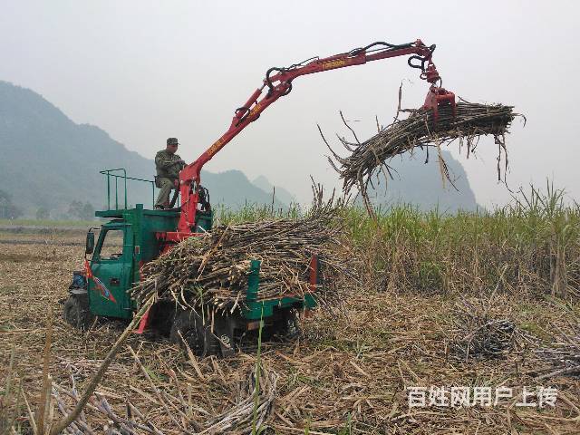 瑞典farma车载甘蔗装卸机 拖拉机抓木机 抓甘蔗