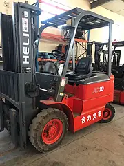 低价出售1.5吨二手合力电动叉车仓库物流小型堆高电