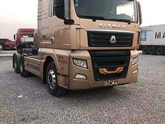 烧气车二手重汽汕德卡牵引车 430马力国五双驱轻体