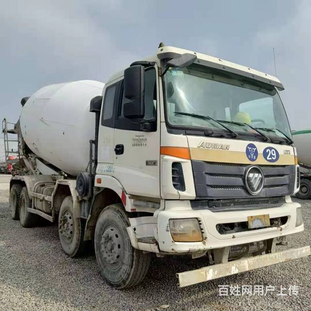 出售二手欧曼搅拌车大18方375马力雷萨上装国四