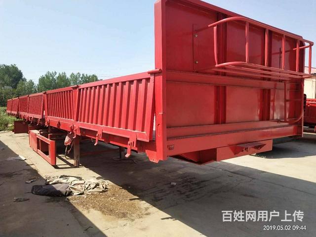​出售：全新13米标车 侧翻半挂车 整车6.5吨的图片
