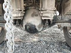 大运平板自卸车准新车