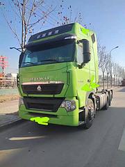 低价转让二手豪沃牵引车 国五540马力双驱轻体