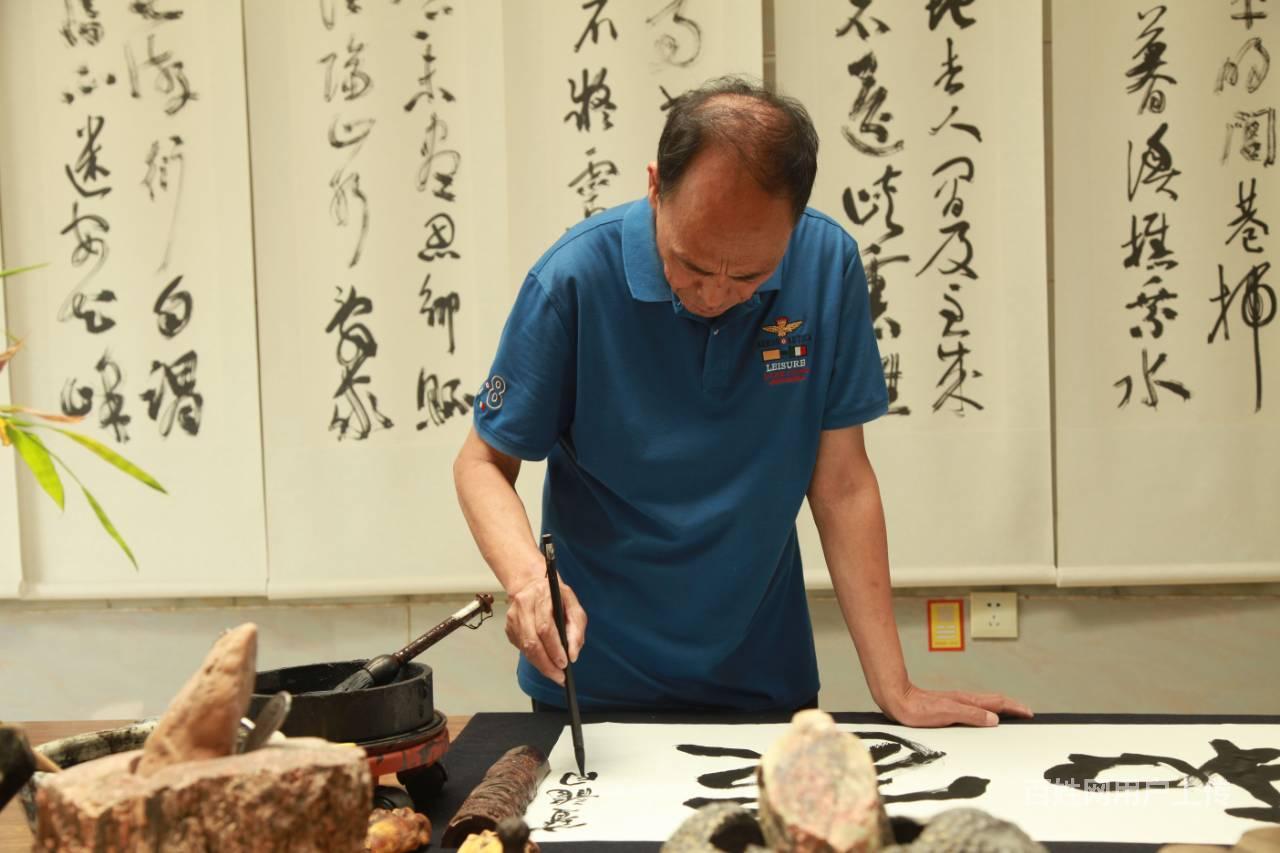 书法家王大军作品创作过程介绍