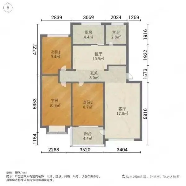 北海花园南院 普通住宅2厅 中等装修的图片