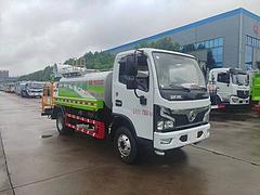 东风福瑞卡5方洒水车　5吨喷雾抑尘车 厂家价格电话