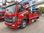 东风 平板车 国6国六单桥挖机运输车报价 东风DV
