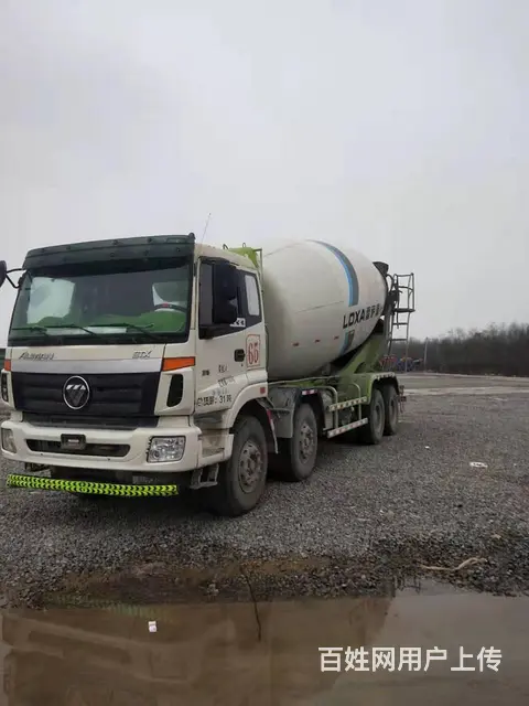 国五二手欧曼大20方搅拌车 前四后八 375马力的图片