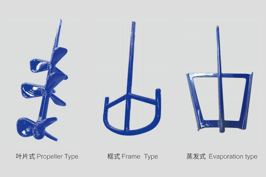叶片式搅拌框式搅拌蒸发式