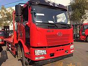 百色直售解放拖板车 拖150挖机专用平板拖车可分期