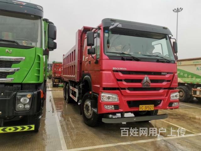 私人卖车 豪沃后八轮自卸车 380马力