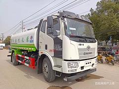 国六解放J6-15方工地专用洒水车 品牌齐全有免征可分期
