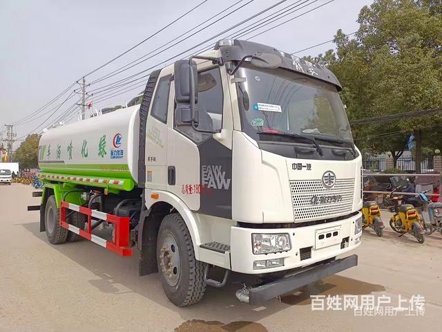 国六解放J6-15方洒水车 哪里有卖的图片