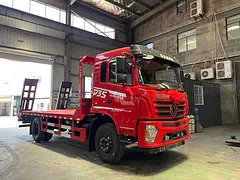 国6东风D3S挖机拖板车 120挖机拖车包送车上户