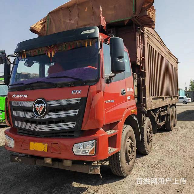 精品19年8月福田欧曼中转箱8米货箱 个人一手车的图片