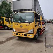 一汽解放蓝牌一拖二清障车 国六排放厂家现车价格优惠