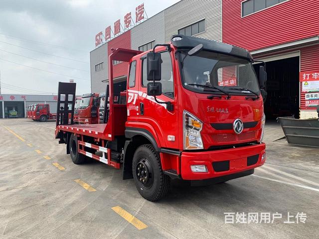 东风平板车 厂家 平板车挖机运输车 可分期付款多少钱的图片