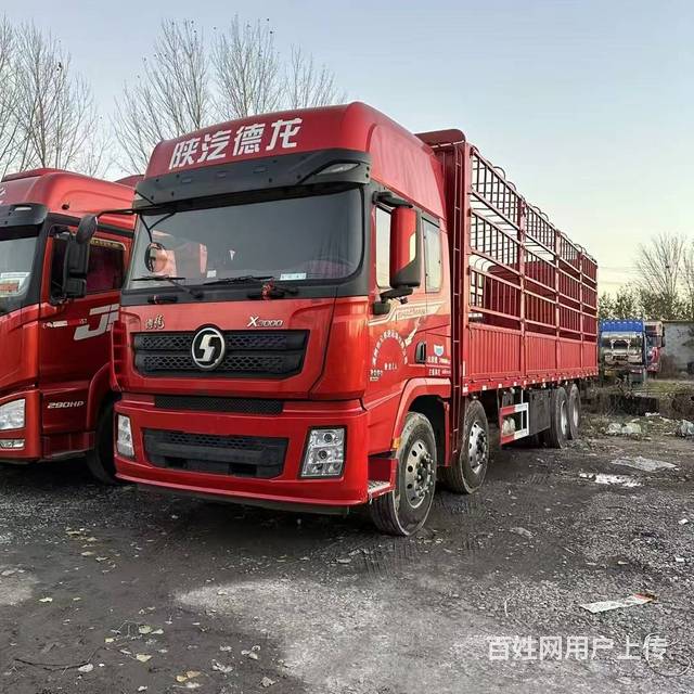 出售二手陕汽德龙X3000  9.6米高栏 国5的图片