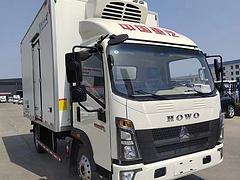 重汽豪沃蓝牌小型冷藏车 有现车随提随走