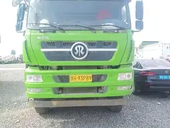 转让18年二手斯太尔自卸车 5.6米U型环保大箱