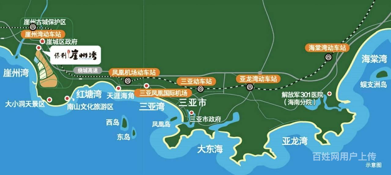 三亚崖州湾 科技园 保利住宅直售 单价1字头 配套全