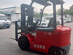 二手杭叉车1.5吨原车原漆自动挡纯电动叉车环保无污