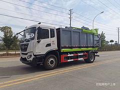 东风天龙22方污泥清运车  箱式泥浆运输车