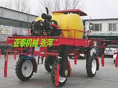 自走式小麦棉花玉米打药车 100马力喷杆喷药机