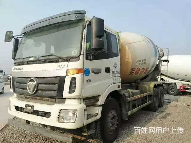 黄石 出售国五18年二手欧曼搅拌车雷萨上装大14方的图片