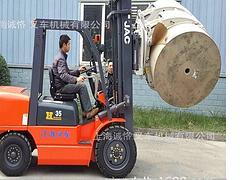 二手TCM叉车3吨抱夹叉车/进口卡斯卡特卷纸抱夹车