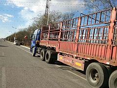 欧曼 半挂车380马力 特种挂车 国3