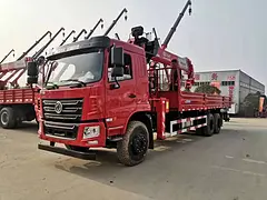 东风单排上装长兴直臂蓝牌4吨随车吊