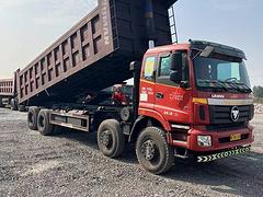 18年欧曼重型前四后八，箱长8.6米，自家车