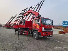 短轴距折臂垃圾抓斗随车吊 欢迎来电
