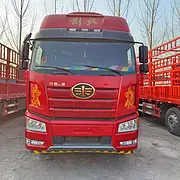 出售二手解放9.6米高栏载货车 460马力  国五